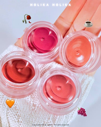メルティングブラーリップポット/HOLIKA HOLIKA/口紅を使ったクチコミ(4枚目)