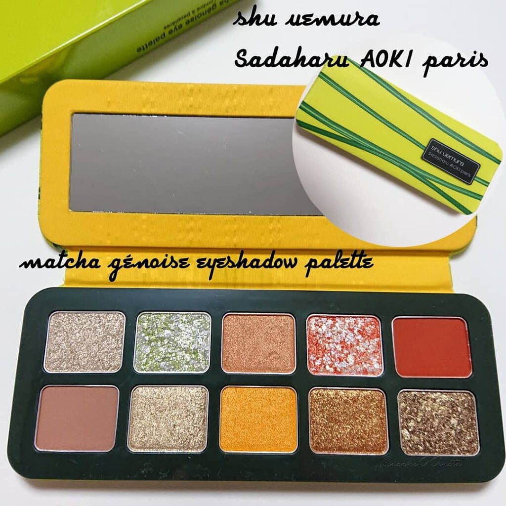 マッチャ ジェノワーズ アイ パレット /shu uemura/アイシャドウパレットを使ったクチコミ(1枚目)