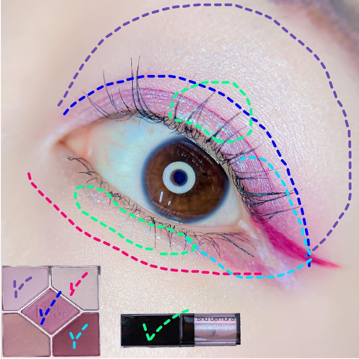【旧】サンク クルール クチュール/Dior/アイシャドウパレットを使ったクチコミ(2枚目)