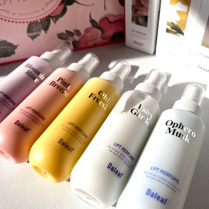 パフュームヘアパックインミスト Pink Breeze/Daleaf/アウトバストリートメントを使ったクチコミ(2枚目)