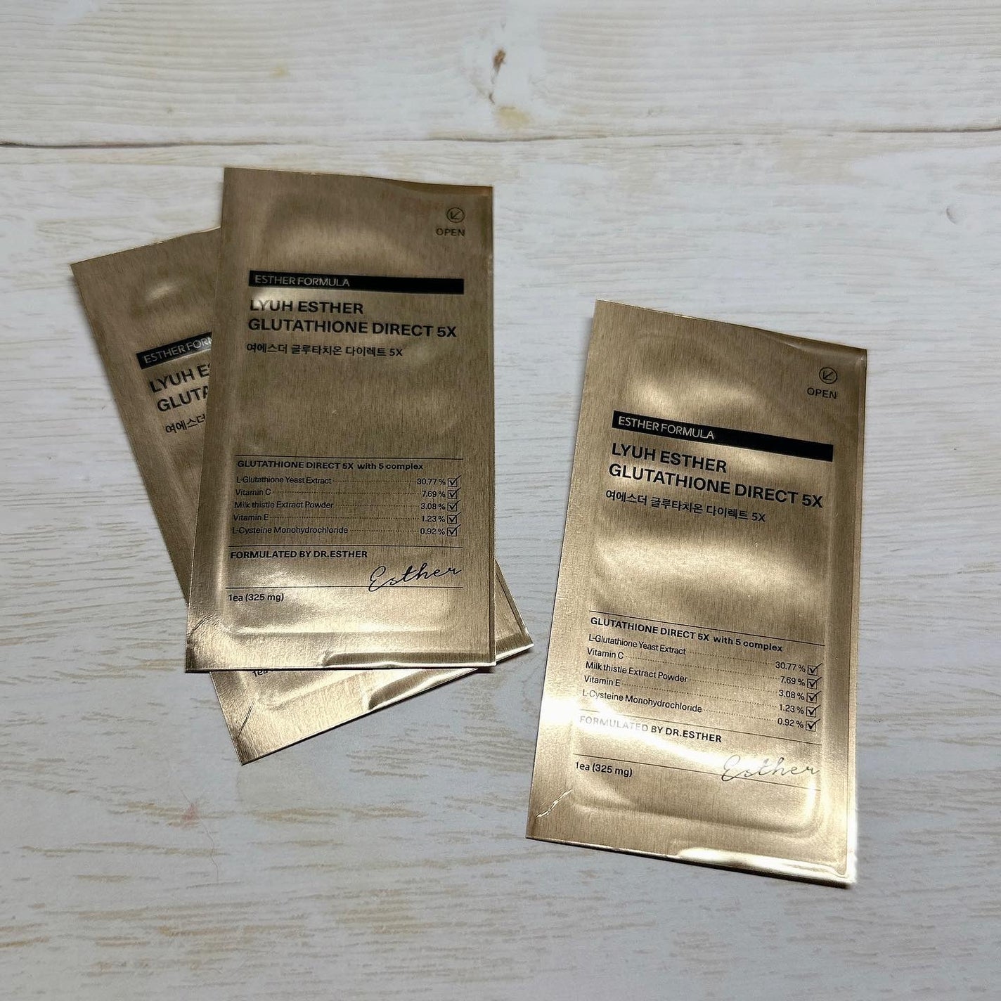 ヨエスターグルタチオンダイレクト5X/ESTHER FORMULA/美容サプリメントを使ったクチコミ(4枚目)