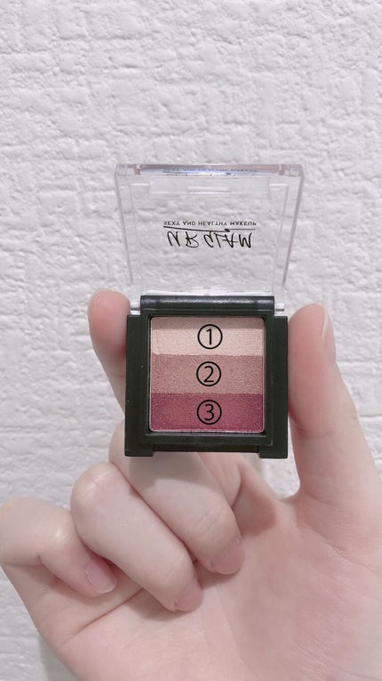 UR GLAM GRADATION EYESHADOW/U R GLAM/アイシャドウパレットを使ったクチコミ(2枚目)