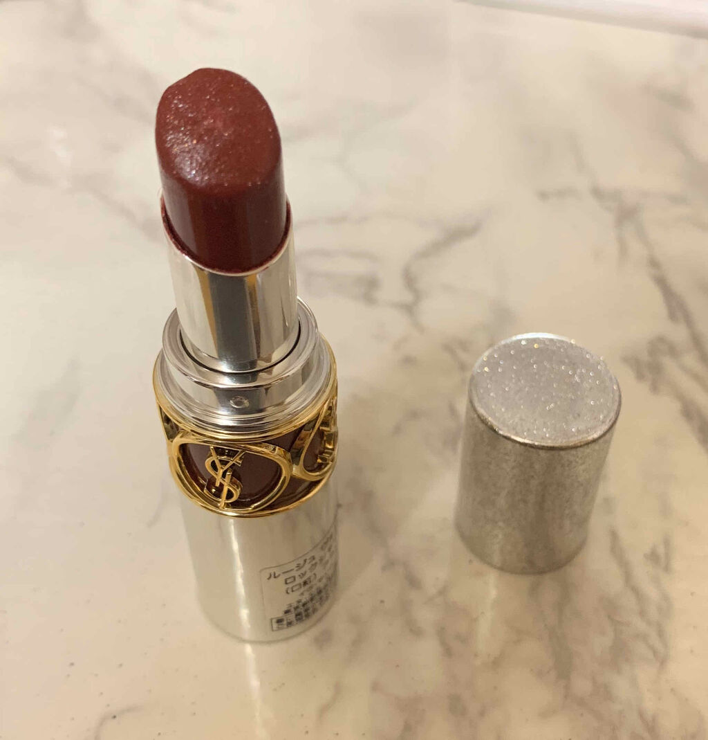 ルージュ ヴォリュプテ ロックシャイン/YVES SAINT LAURENT BEAUTE/口紅を使ったクチコミ（2枚目）