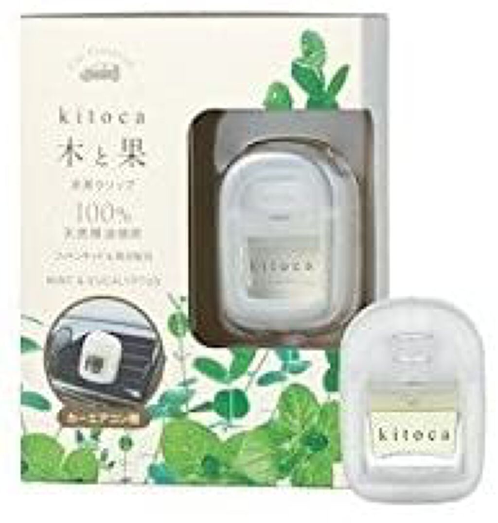 消臭クリップ (車用エアコンルーバー取付タイプ) ミント&ユーカリ