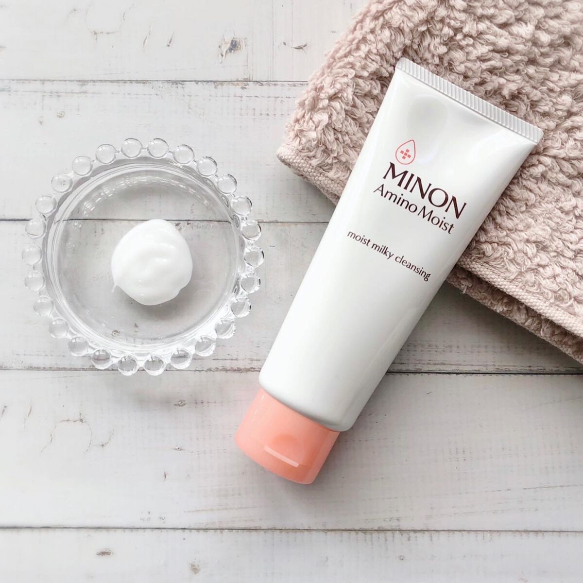 ミノン アミノモイスト モイストミルキィ クレンジング/ミノン/ミルククレンジングを使ったクチコミ(1枚目)