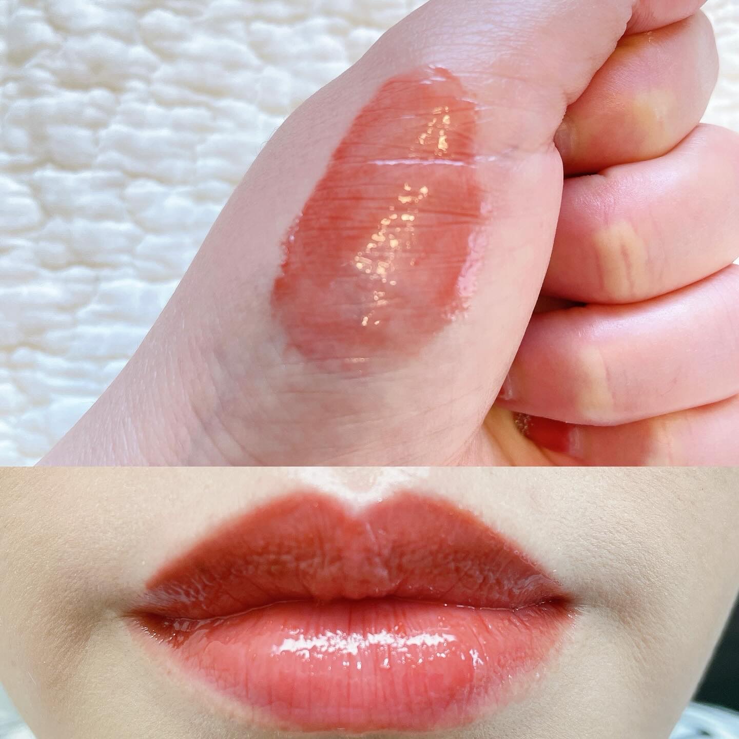 チュイリップグレイズ/BLACK ROUGE/リップグロスを使ったクチコミ（2枚目）