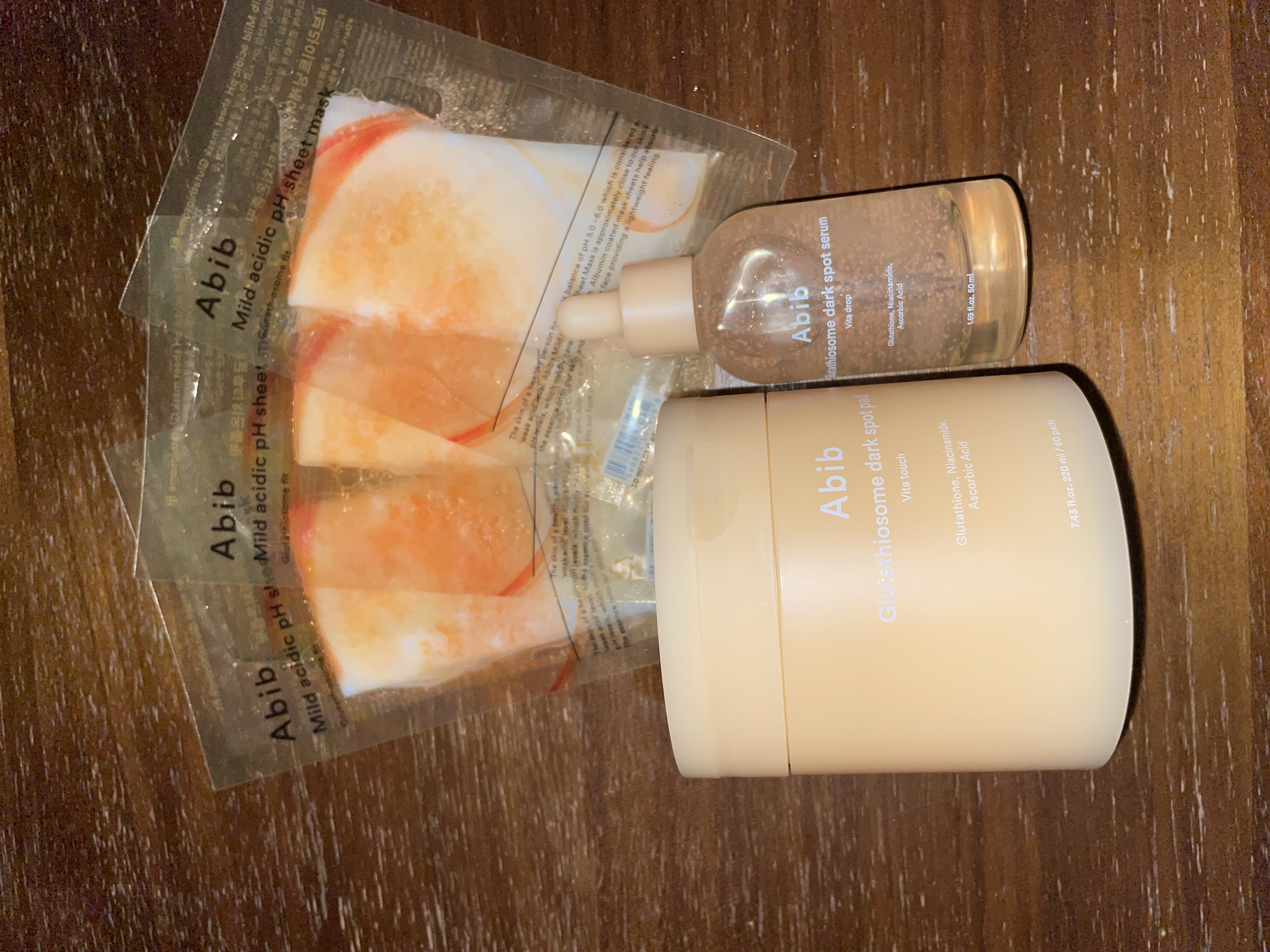 グルタチオンソームダークスポットパッドビタタッチ/Abib /トナーパッドを使ったクチコミ（1枚目）