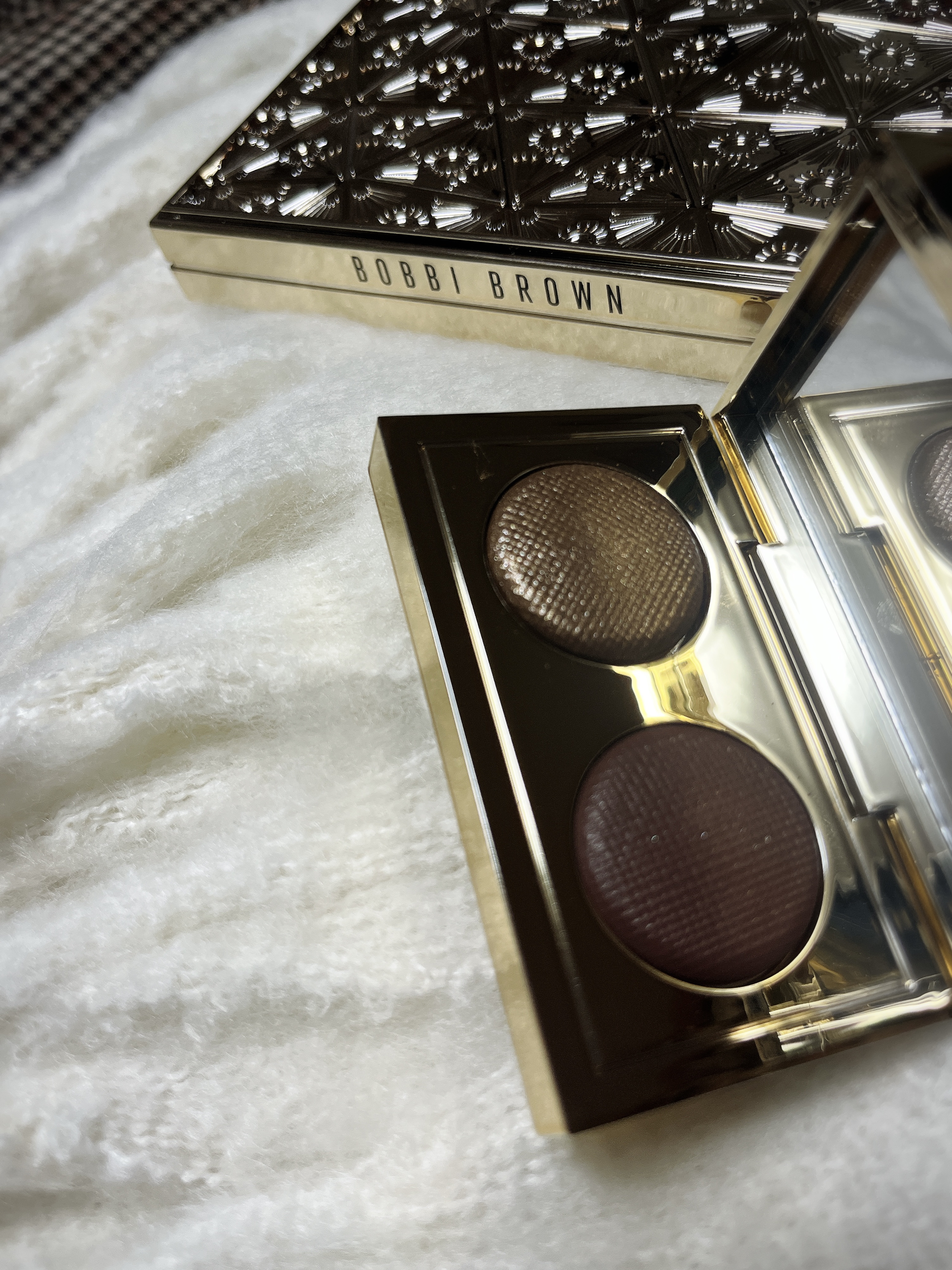 リュクス チーク & ハイライト パレット ローズグロウ/BOBBI BROWN/パウダーハイライトを使ったクチコミ（2枚目）