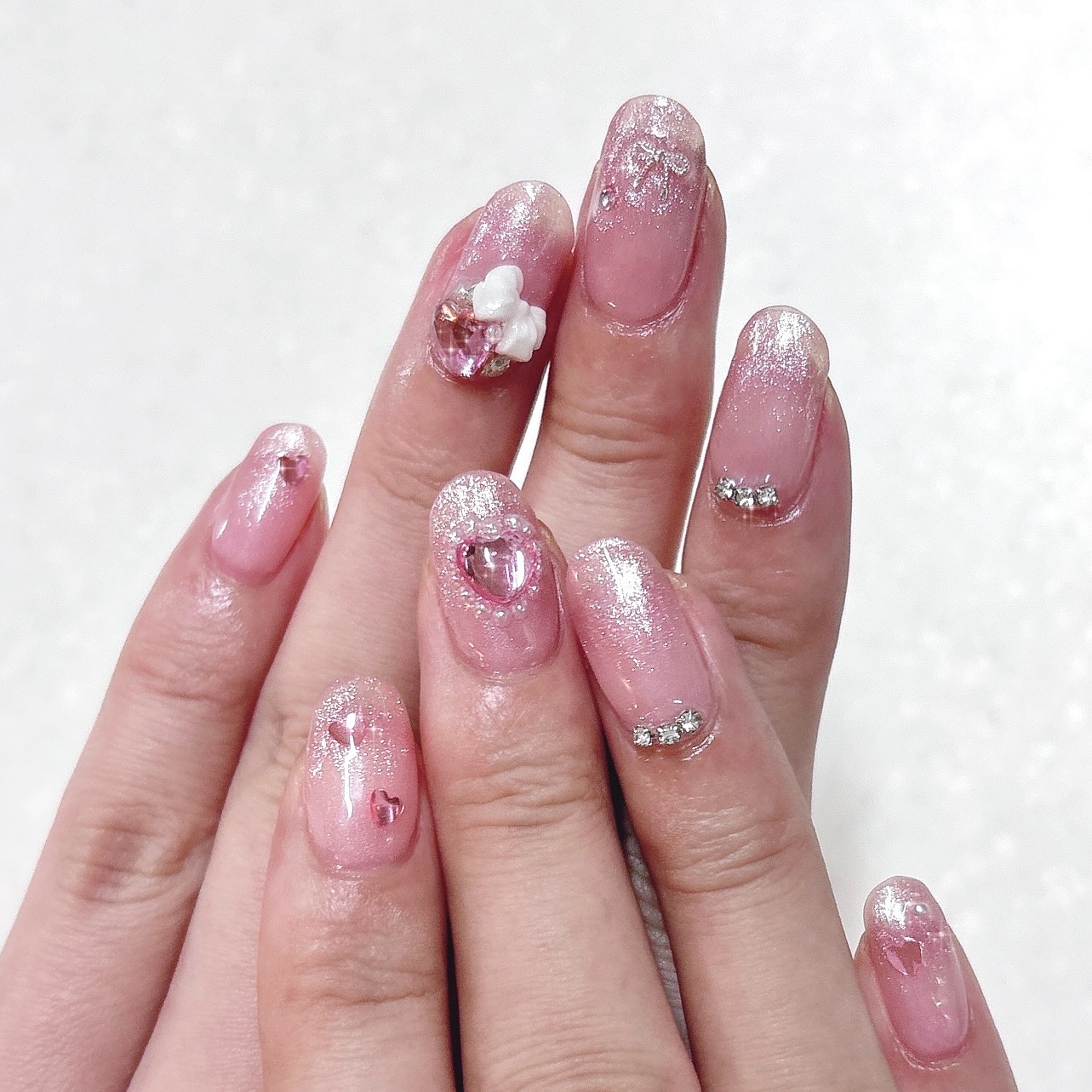 BRG ジェルネイル 26 ライトピンク/DAISO/ジェルネイルを使ったクチコミ（1枚目）