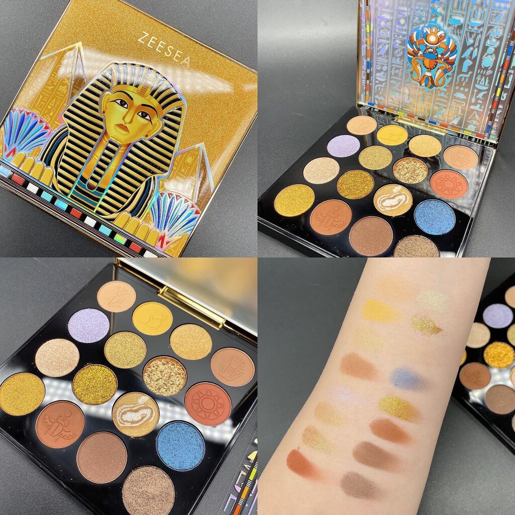 デザートメモリシリーズ 16色アイシャドウパレット/ZEESEA/アイシャドウパレットを使ったクチコミ（3枚目）