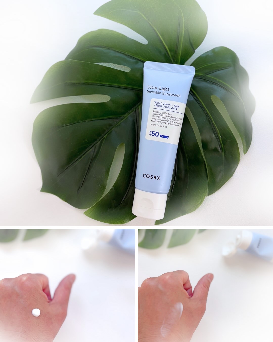 ウルトラライト透明UVクリーム/COSRX/日焼け止めクリームを使ったクチコミ（2枚目）