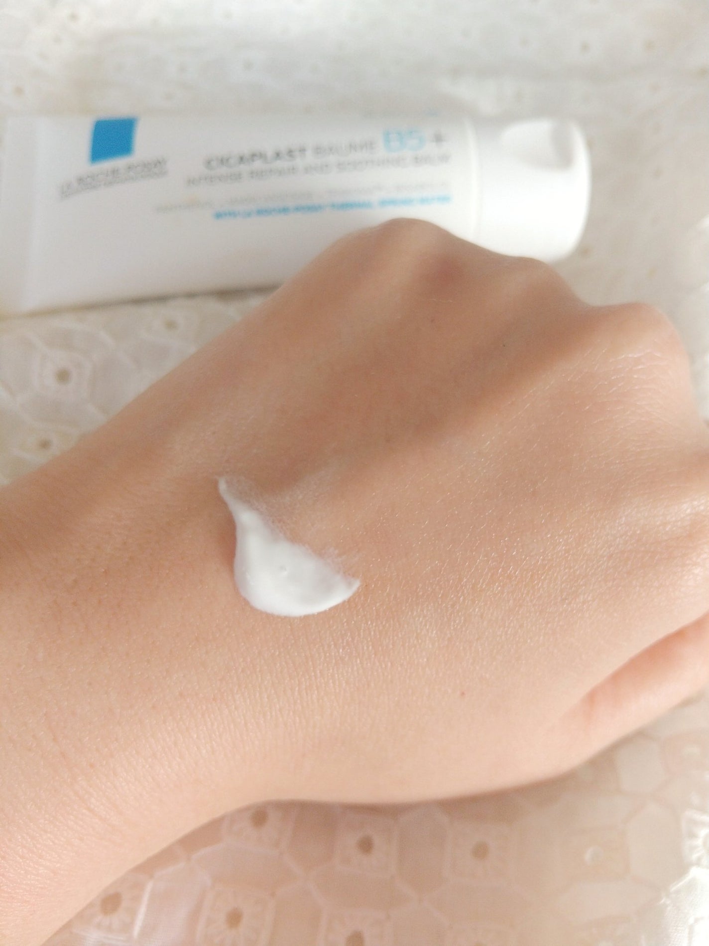 シカプラスト リペアクリーム B5+ /ラ ロッシュ ポゼ/フェイスクリームを使ったクチコミ(3枚目)