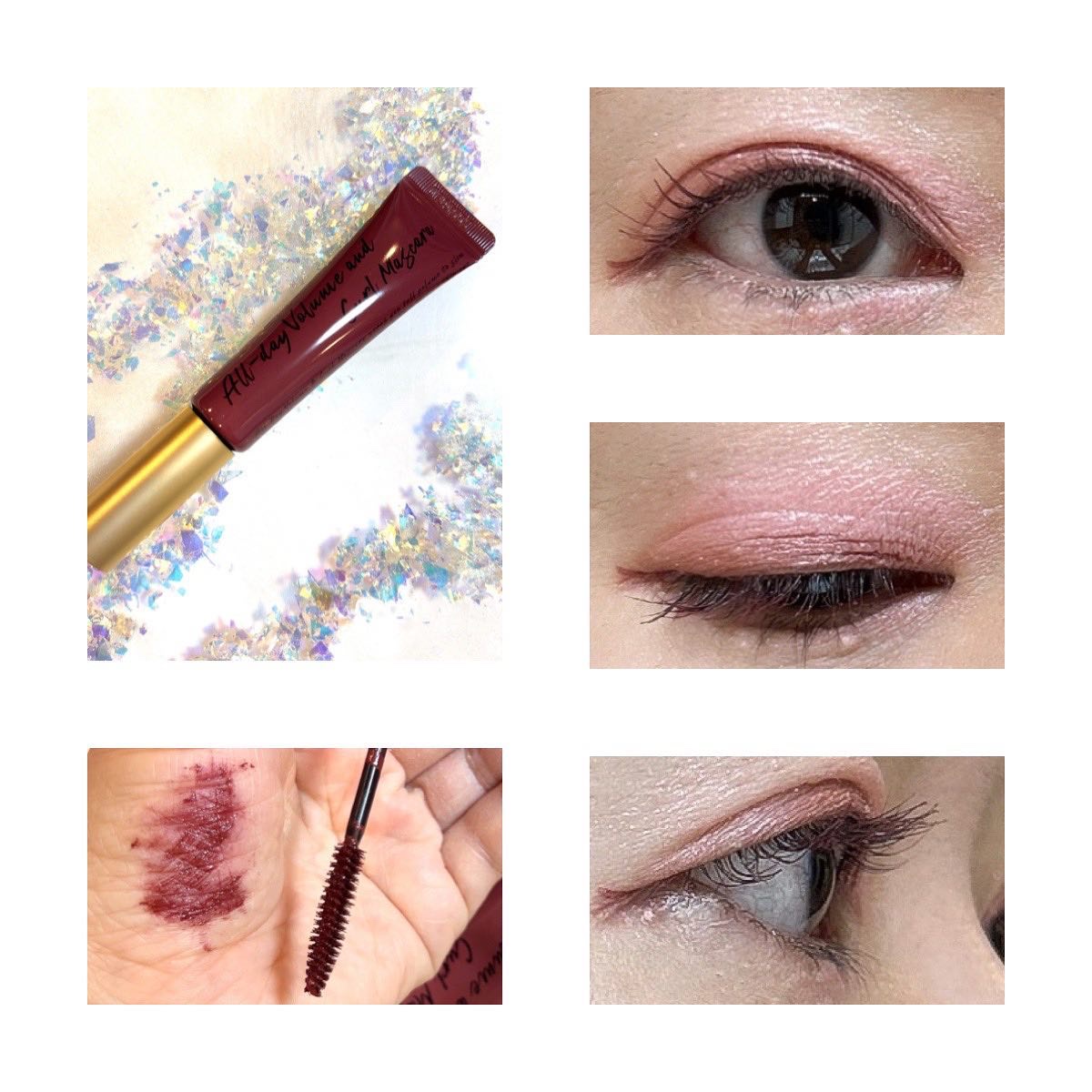 オールデイ ボリュームアンドカールマスカラ ローズブラウン/Milk Touch/マスカラを使ったクチコミ（2枚目）