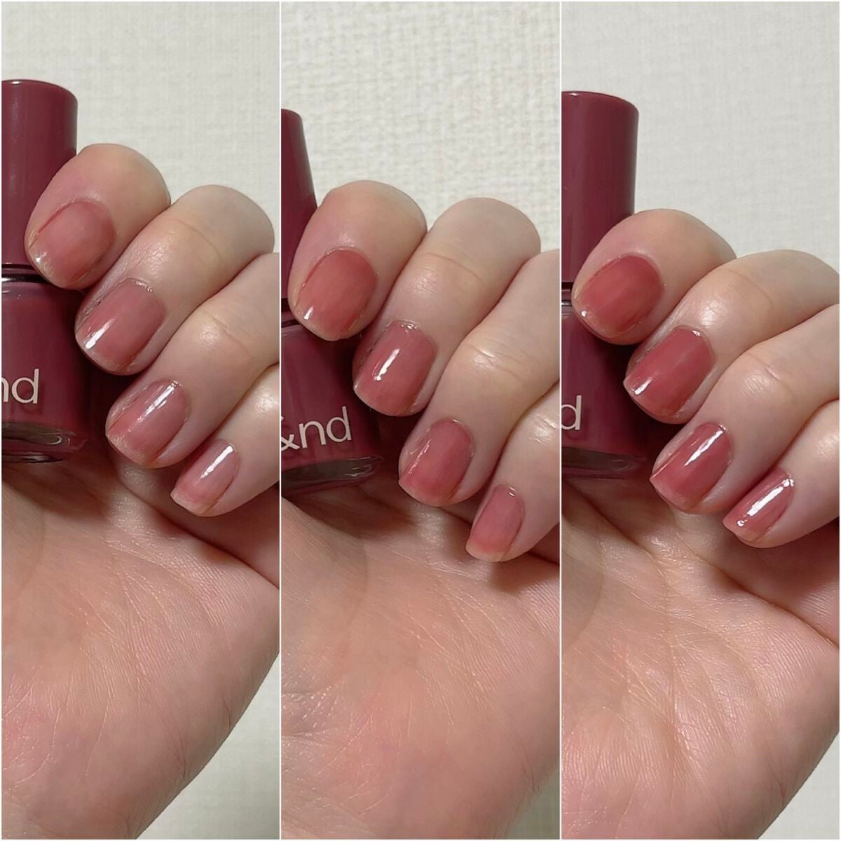 アンドバイロムアンド グラッシードロップネイル/&nd by rom&nd/マニキュアを使ったクチコミ(3枚目)