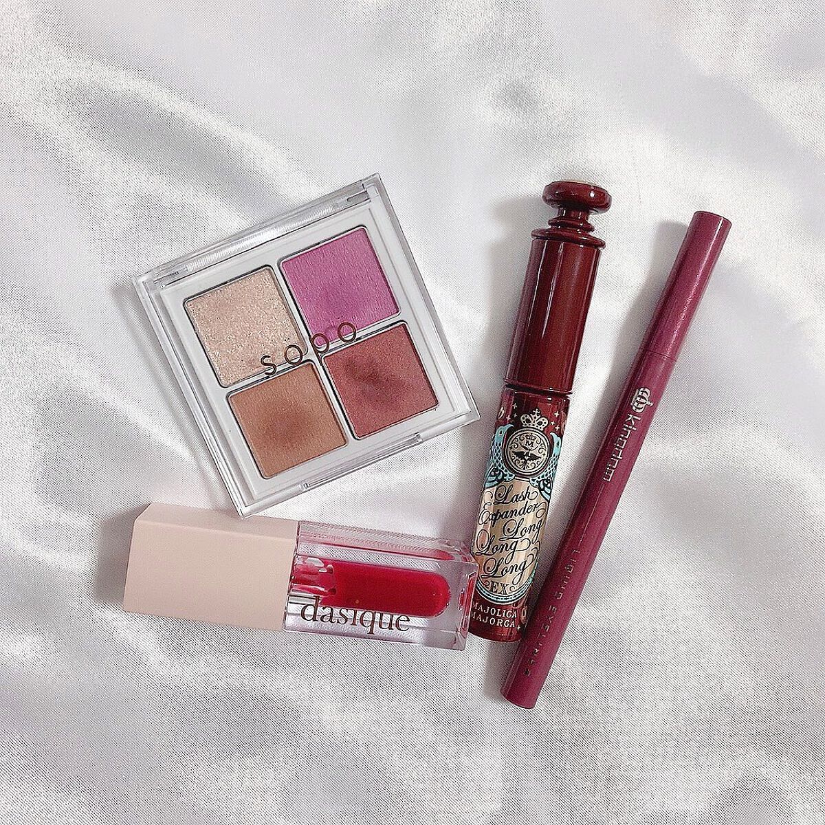 ウォーターグロスティント #05 Evening Dew/dasique/リップティントを使ったクチコミ（2枚目）