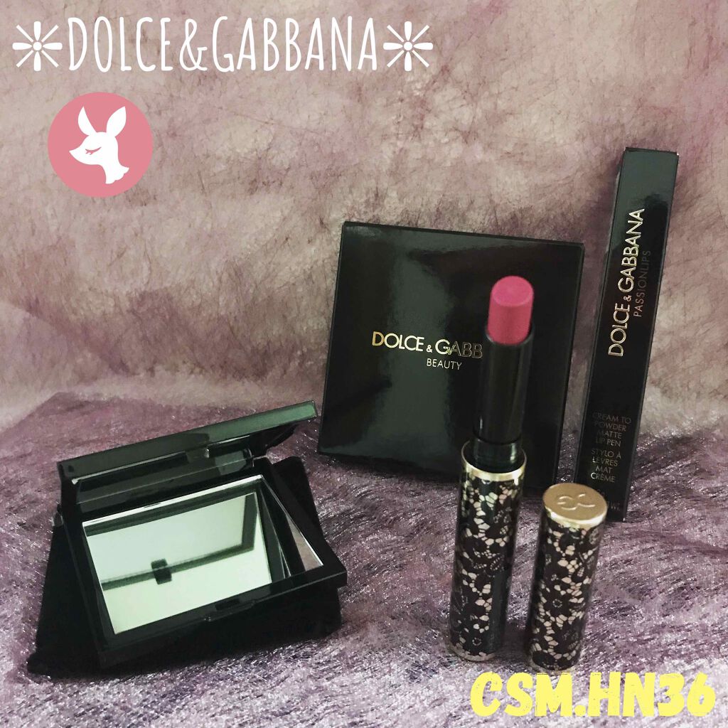 パッションリップ クリームトゥパウダー マットリップペン/DOLCE&GABBANA BEAUTY/口紅を使ったクチコミ（1枚目）