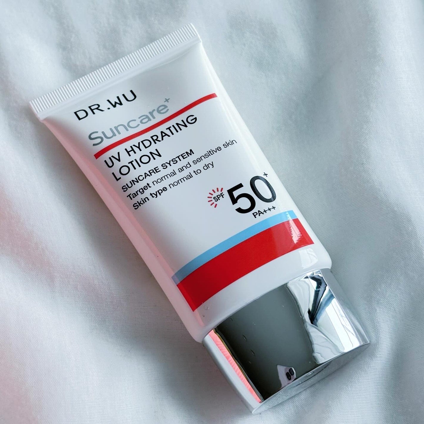 サンスクリーン+ モイスト日焼け止め<日焼け止め>/DR.WU/日焼け止めクリームを使ったクチコミ(2枚目)