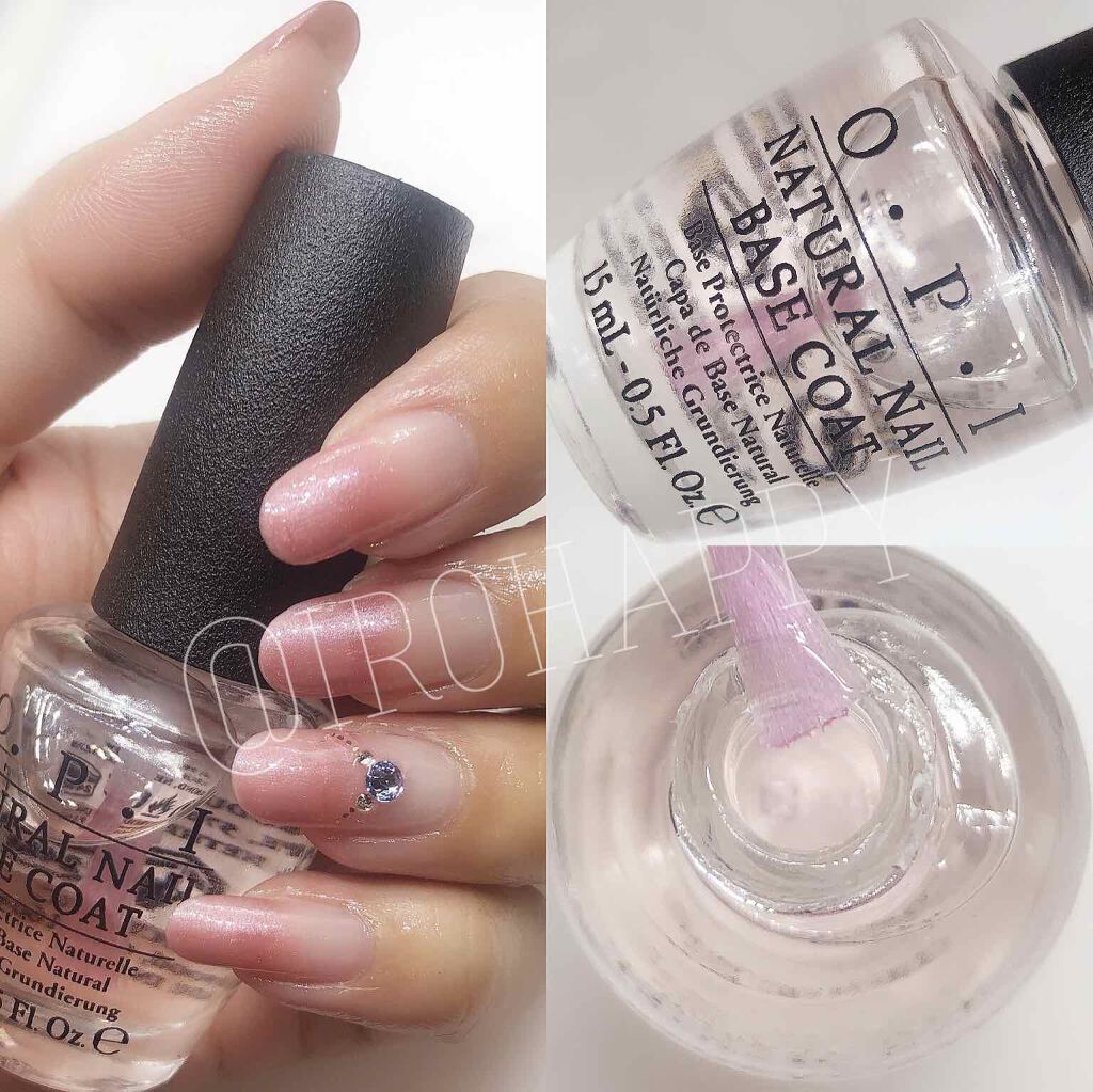 ナチュラルネイル ベースコート/O・P・I/ネイルベースコートを使ったクチコミ（3枚目）