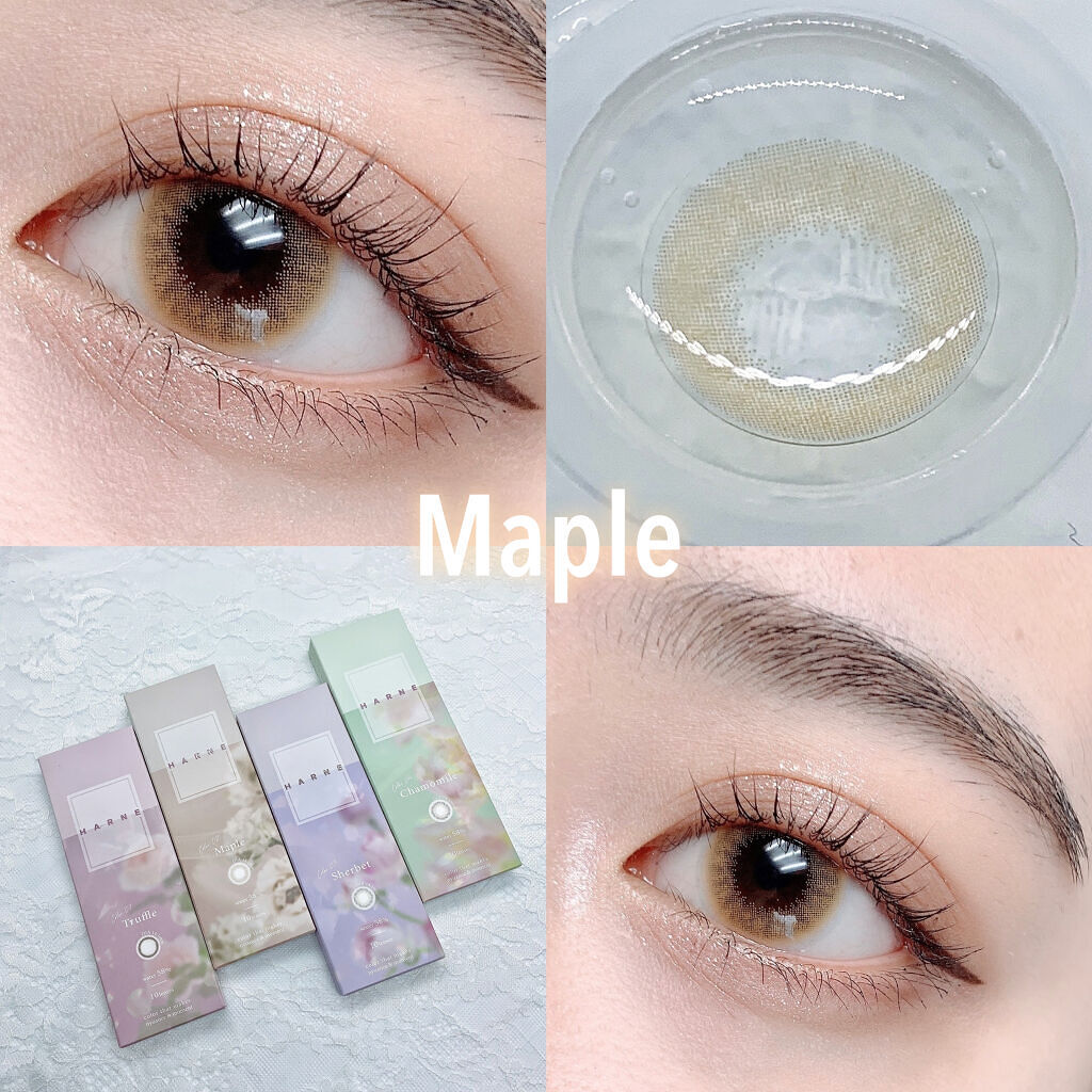 HARNE 1day/HARNE/ワンデー（１DAY）カラコンを使ったクチコミ（3枚目）