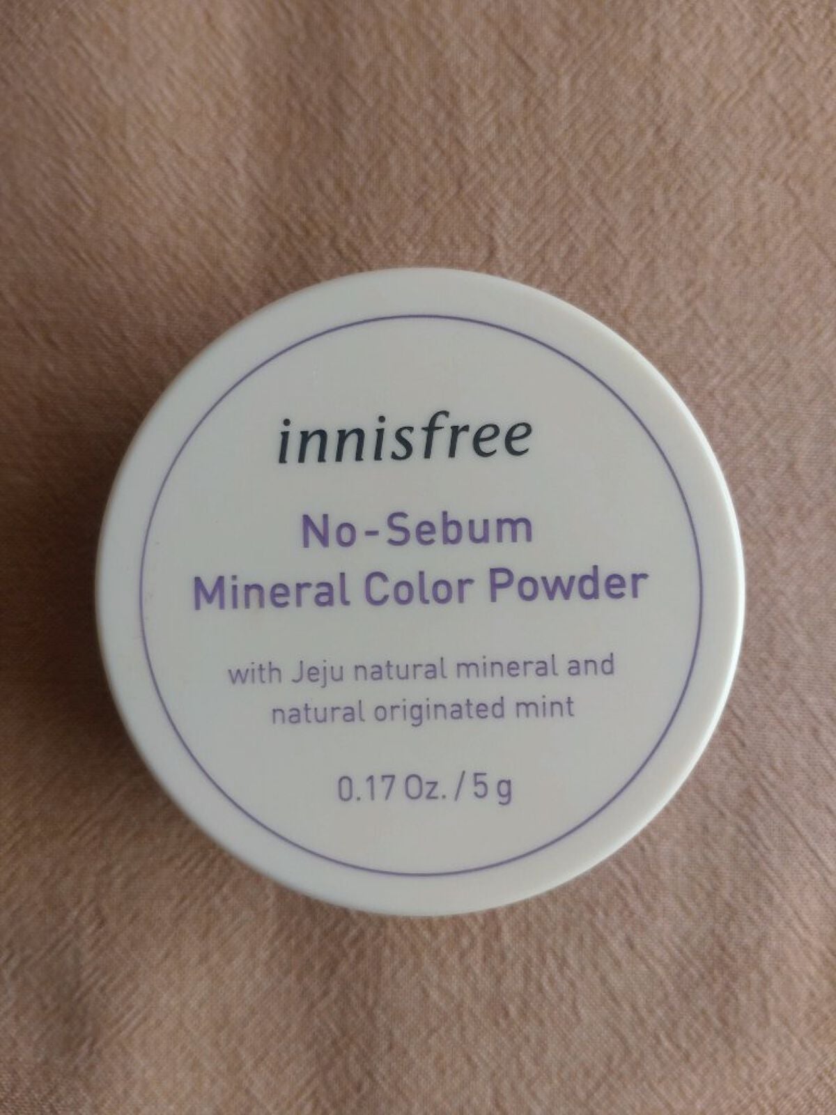 ノーセバム ミネラルカラーパウダー /innisfree/ルースパウダーを使ったクチコミ(1枚目)