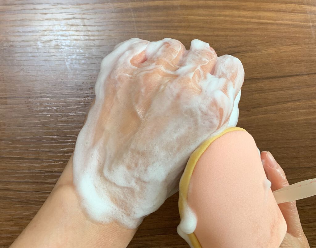 Dr.セーム 洗顔ミトン/アレトコレ/その他スキンケアグッズを使ったクチコミ（2枚目）