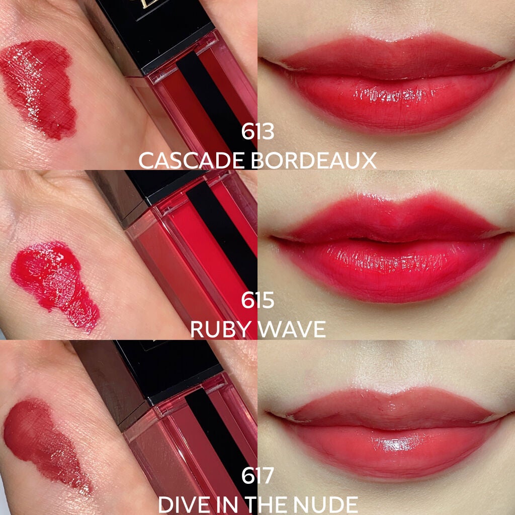 ルージュ ピュールクチュール ヴェルニ ウォーターステイン/YVES SAINT LAURENT BEAUTE/口紅を使ったクチコミ(3枚目)