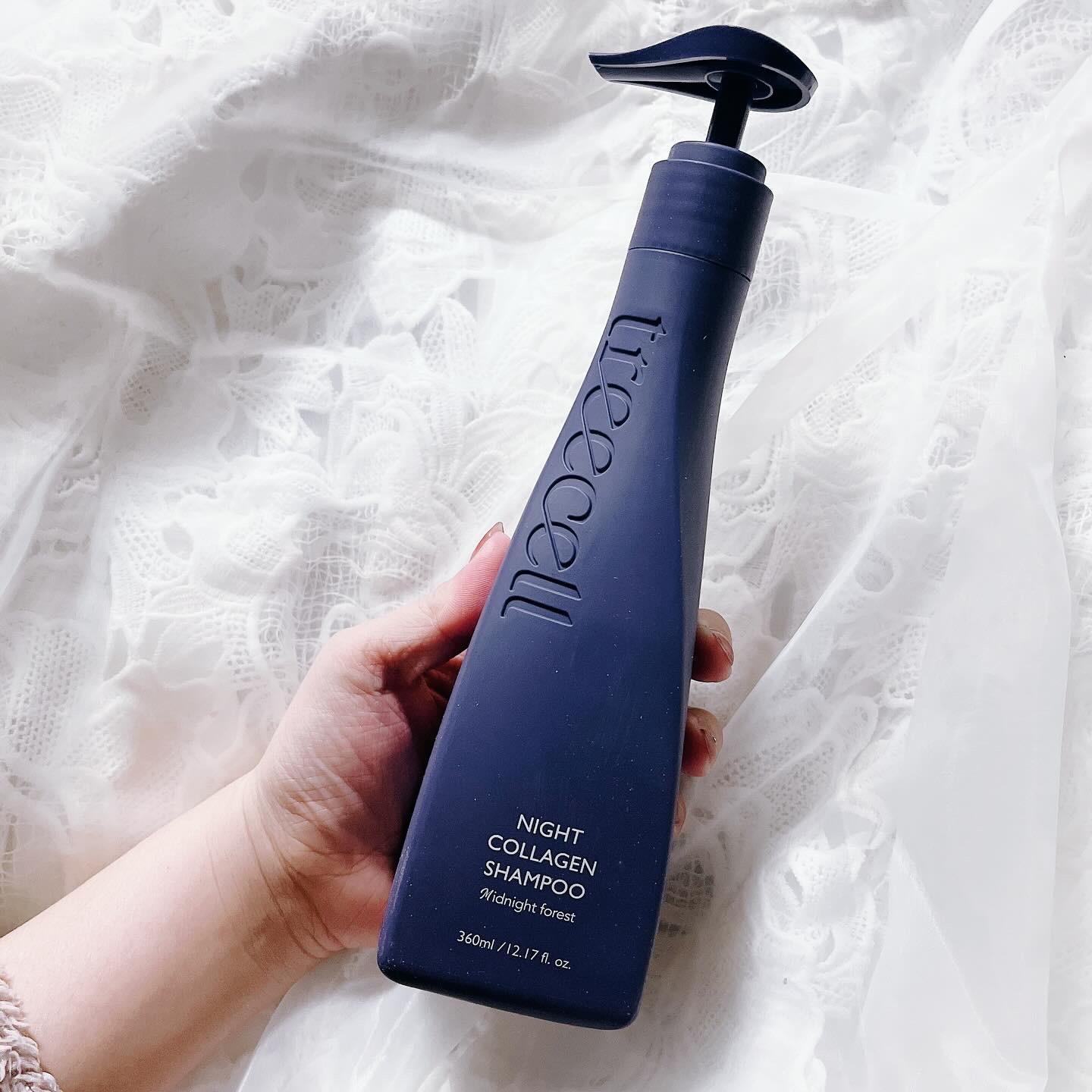 ナイトコラーゲンシャンプーミッドナイトフォレスト/treecell/市販シャンプーを使ったクチコミ（3枚目）