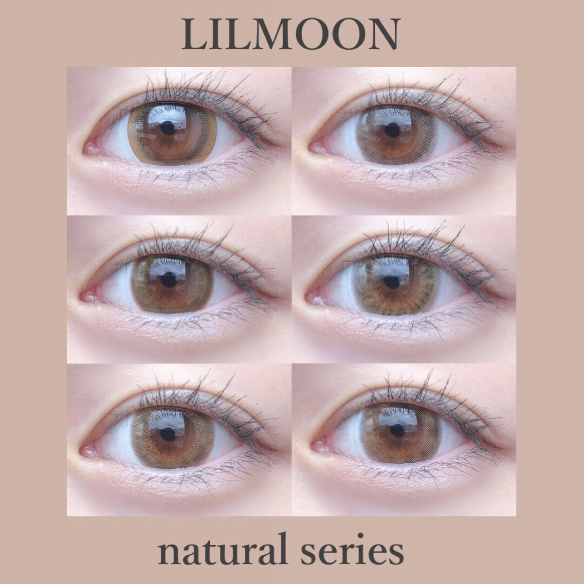 LIL MOON 1month ラスティブラウン/LILMOON/１ヶ月（１MONTH）カラコンを使ったクチコミ（1枚目）