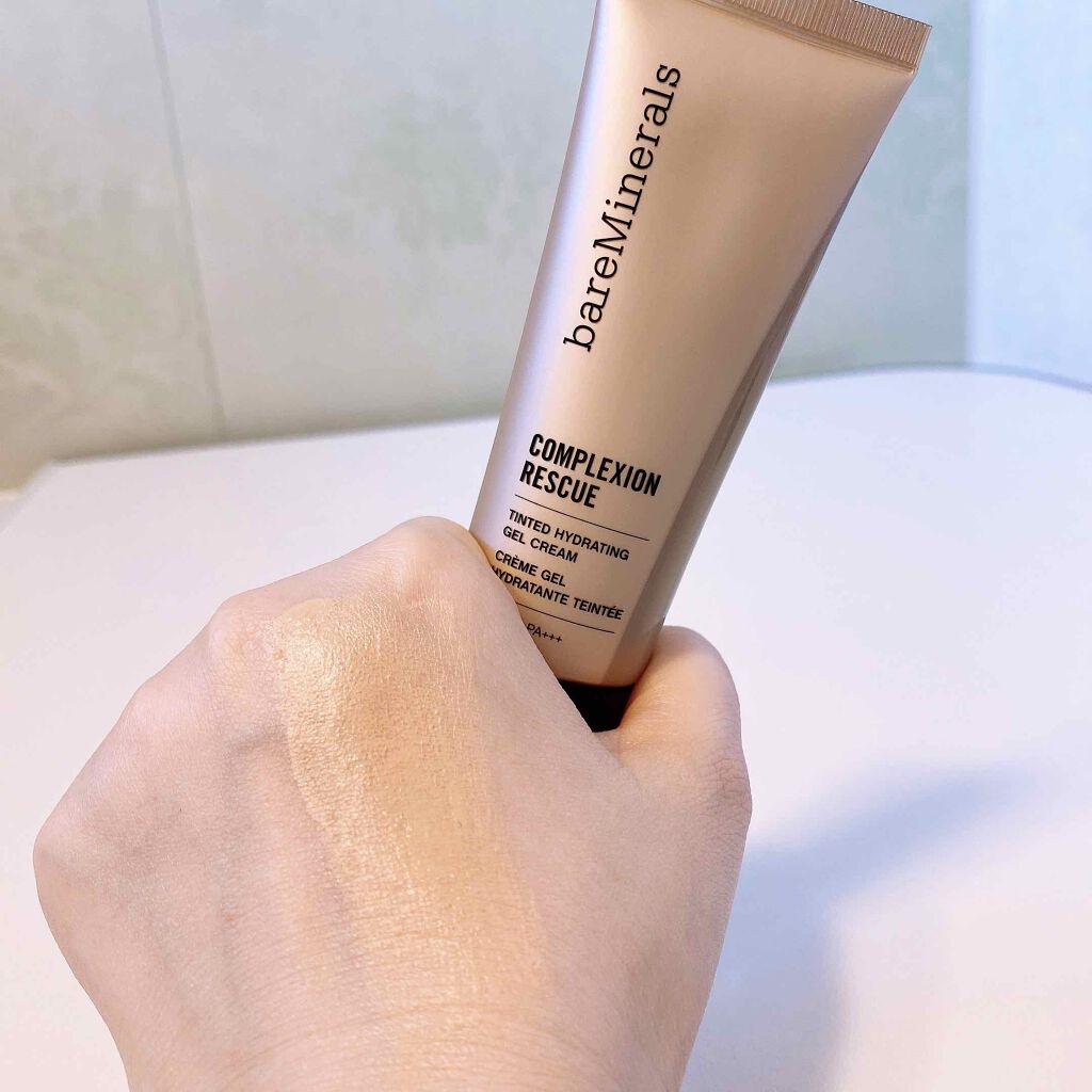 CR ティンテッド ジェル クリーム b/bareMinerals/クリーム・エマルジョンファンデーションを使ったクチコミ（3枚目）