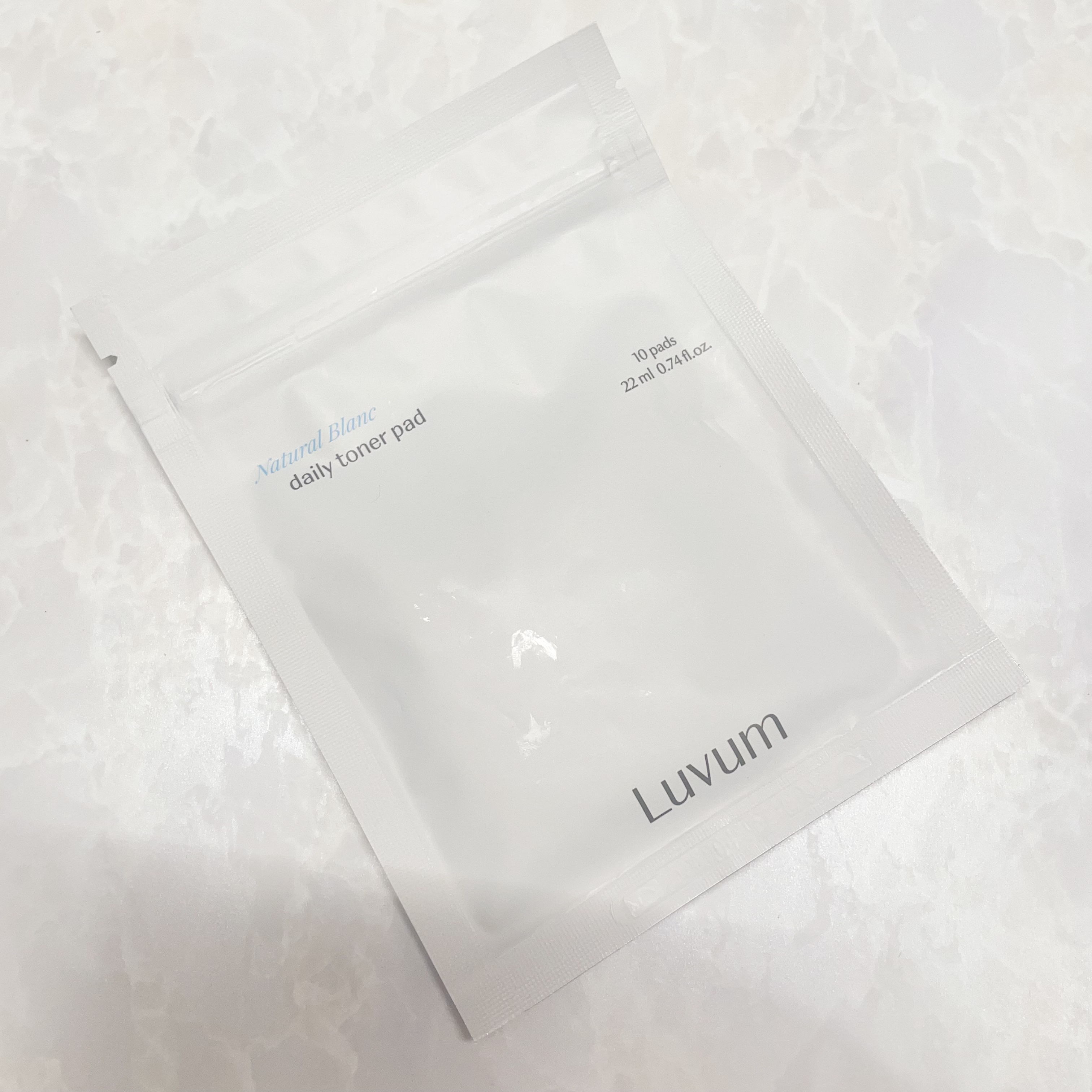 ナチュラルブランデイリートナーパッド/Luvum/トナーパッドを使ったクチコミ（1枚目）