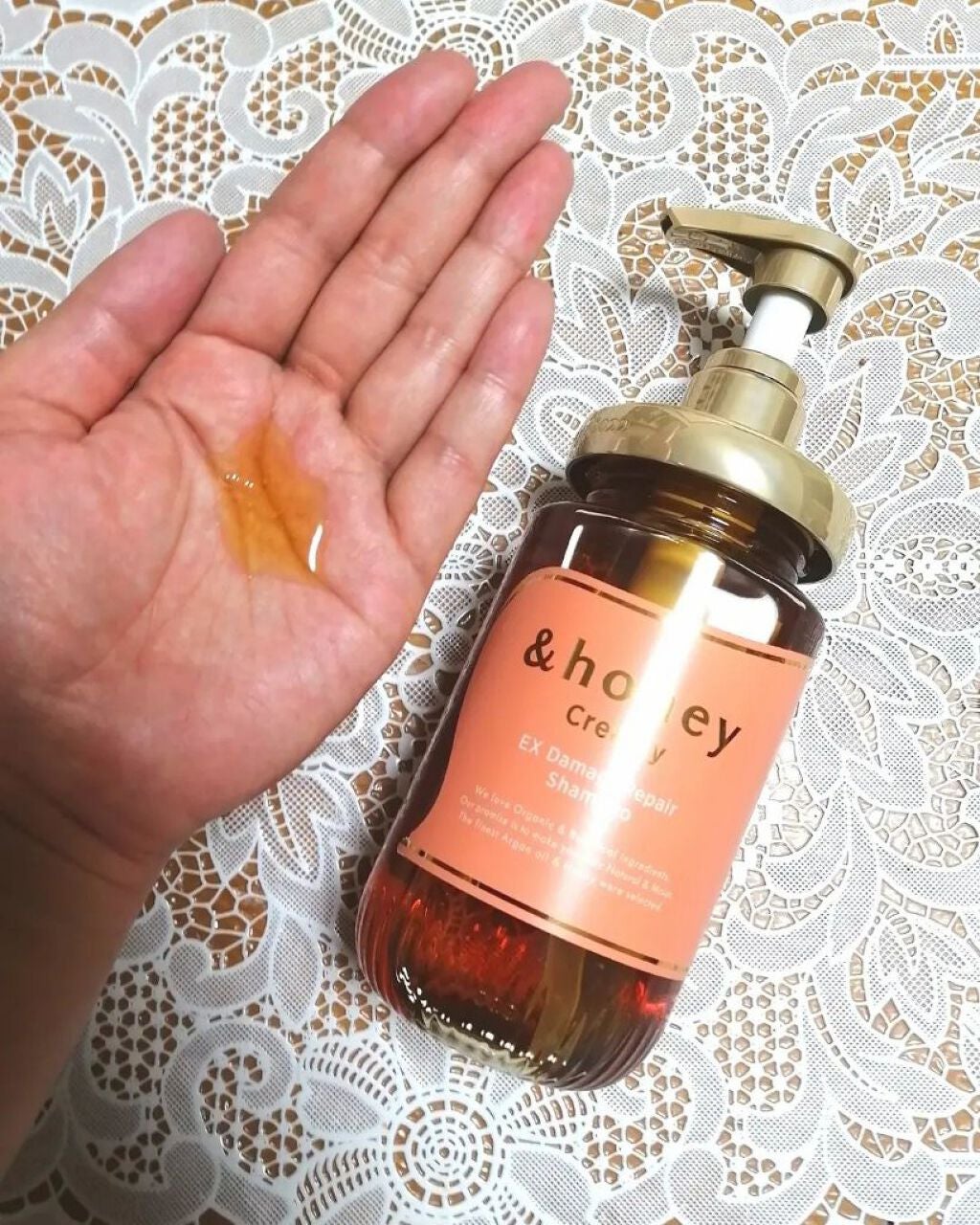 Creamy EXダメージリペアシャンプー1.0/ヘアトリートメント2.0/&honey/市販シャンプーを使ったクチコミ(2枚目)