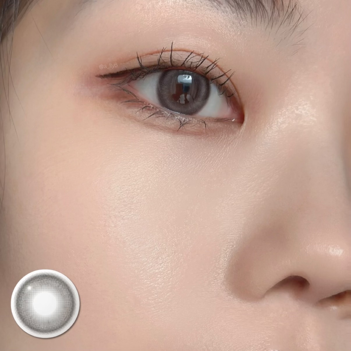 Bean Kristin 1month/Hapa kristin/１ヶ月（１MONTH）カラコンを使ったクチコミ（2枚目）