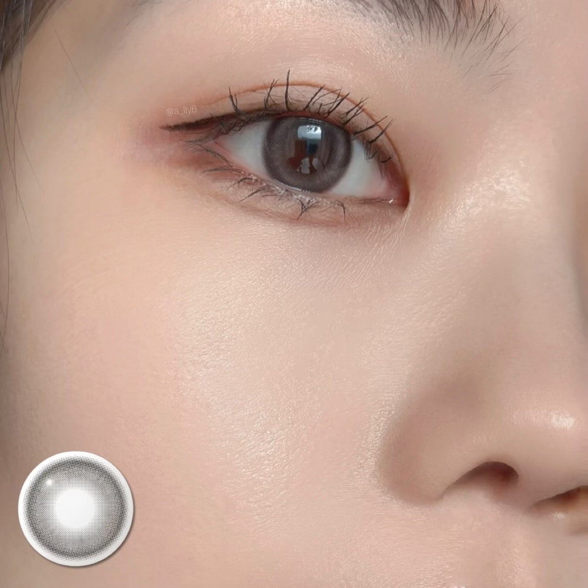 Bean Kristin 1month/Hapa kristin/1ヶ月(1MONTH)カラコンを使ったクチコミ(2枚目)