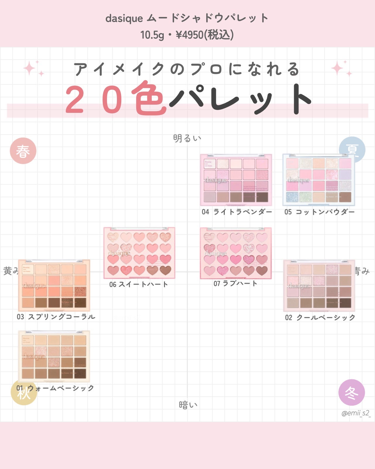 シャドウパレット/dasique/アイシャドウパレットを使ったクチコミ(3枚目)