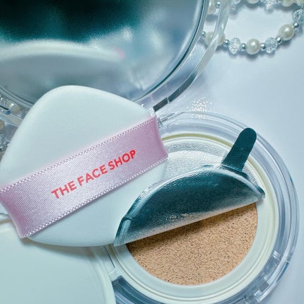 デューイーラスティングクッション/THE FACE SHOP/クッションファンデーションを使ったクチコミ(3枚目)