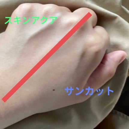 スキンアクア トーンアップUVエッセンス/スキンアクア/日焼け止めクリームを使ったクチコミ(3枚目)