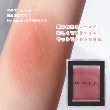 ケイト ザ アイカラー/KATE/単色アイシャドウを使ったクチコミ(4枚目)