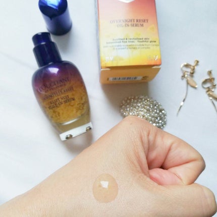 イモーテル オーバーナイトリセットセラム/L'OCCITANE/美容液を使ったクチコミ(5枚目)