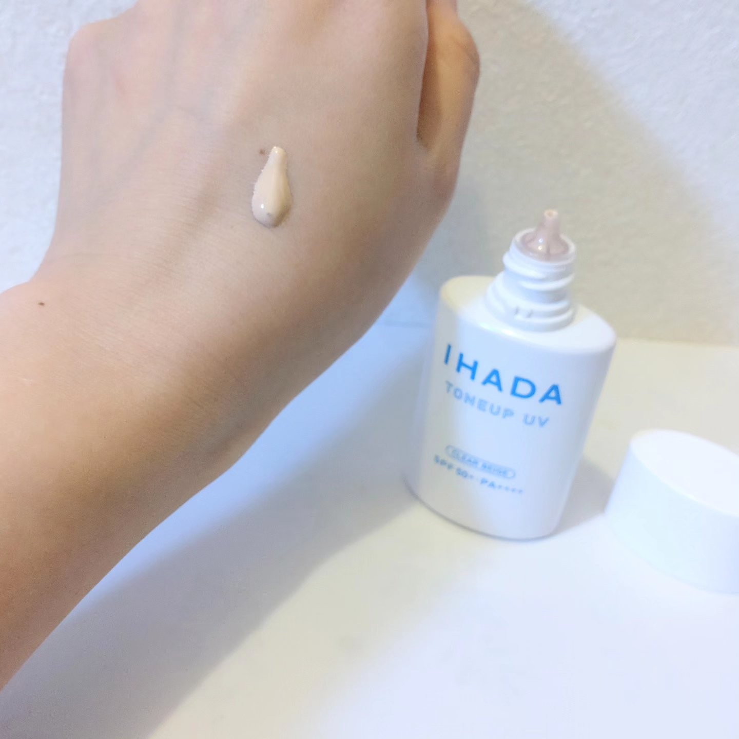 薬用フェイスプロテクトUV ミルク/IHADA/日焼け止めミルクを使ったクチコミ（3枚目）