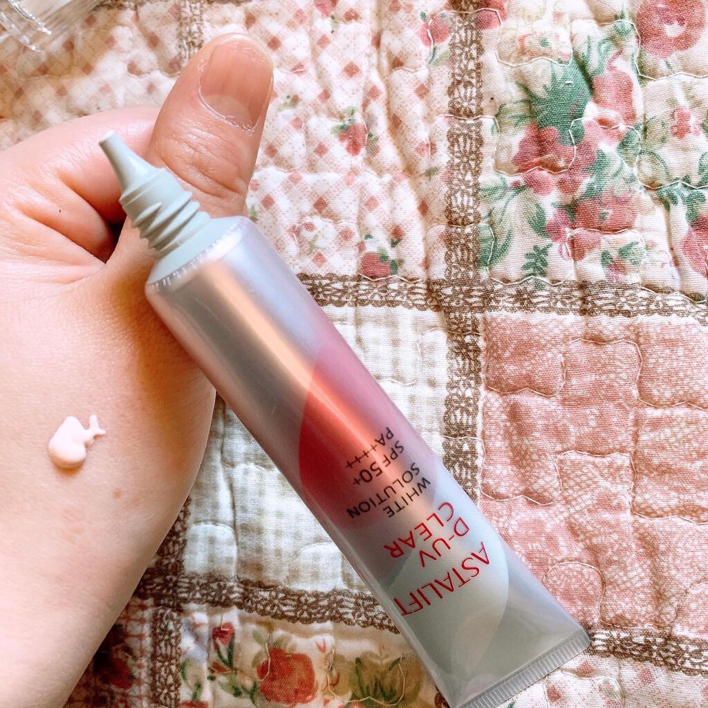 D-UVクリア ホワイトソリューション/アスタリフト/日焼け止めクリームを使ったクチコミ(3枚目)