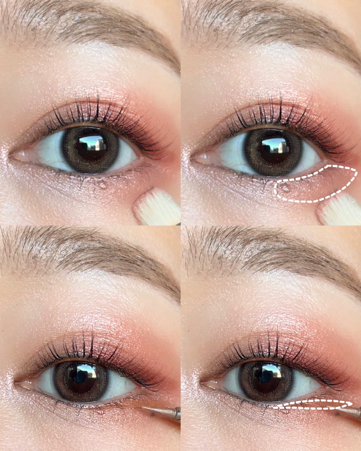 シルキースフレアイズ/キャンメイク/アイシャドウパレットを使ったクチコミ(3枚目)