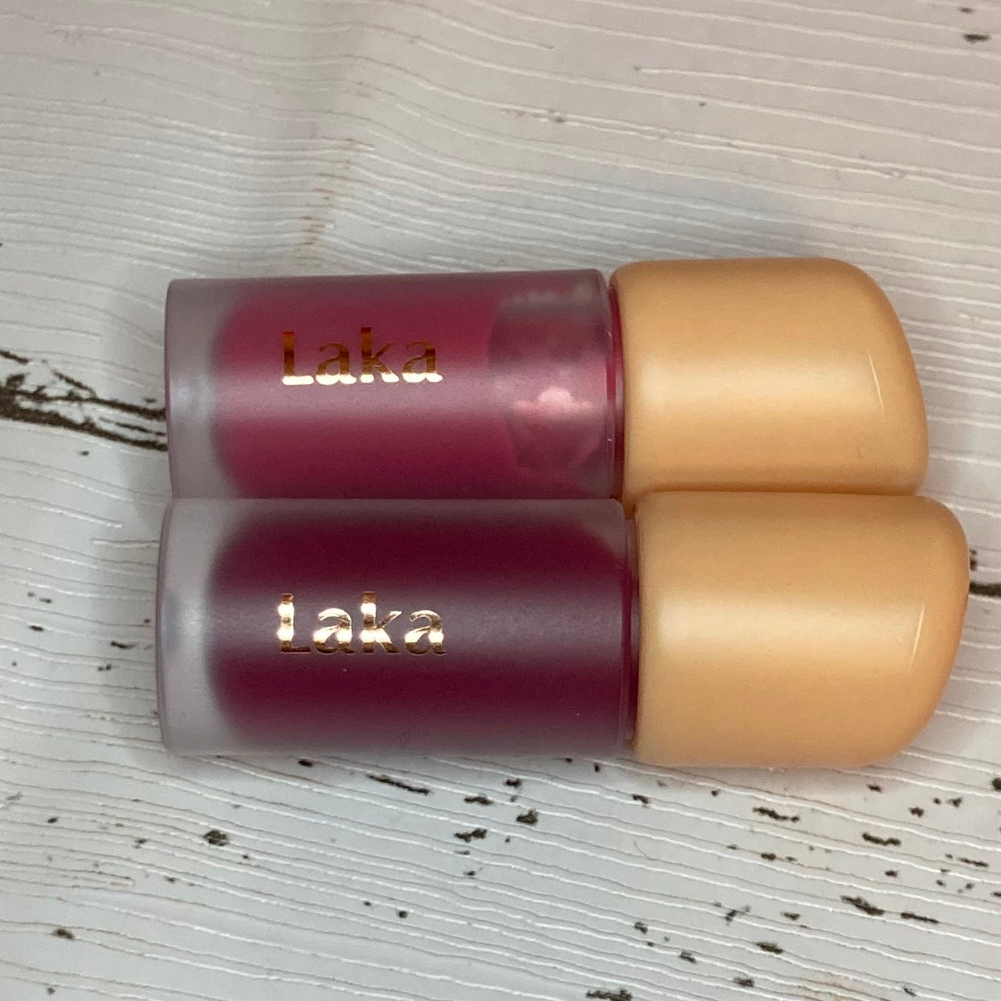 フルーティーグラムティント ミニデュオ/Laka/リップティントを使ったクチコミ(1枚目)