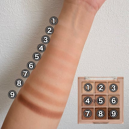 シャドウパレット/dasique/アイシャドウパレットを使ったクチコミ(4枚目)