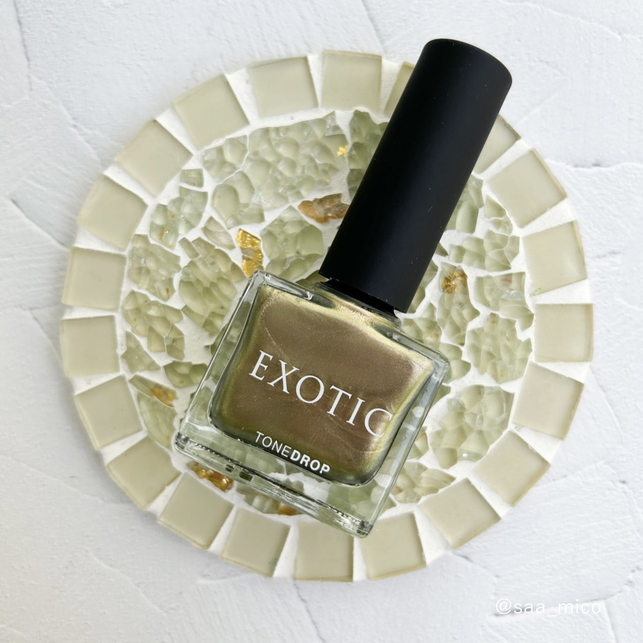 TONE DROP ネイルポリッシュ 030 EXOTIC/D-UP/マニキュアを使ったクチコミ（3枚目）