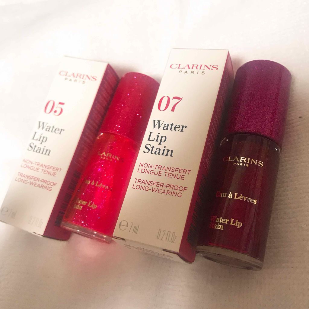 ウォーターリップ ステイン/CLARINS/リップグロスを使ったクチコミ（1枚目）