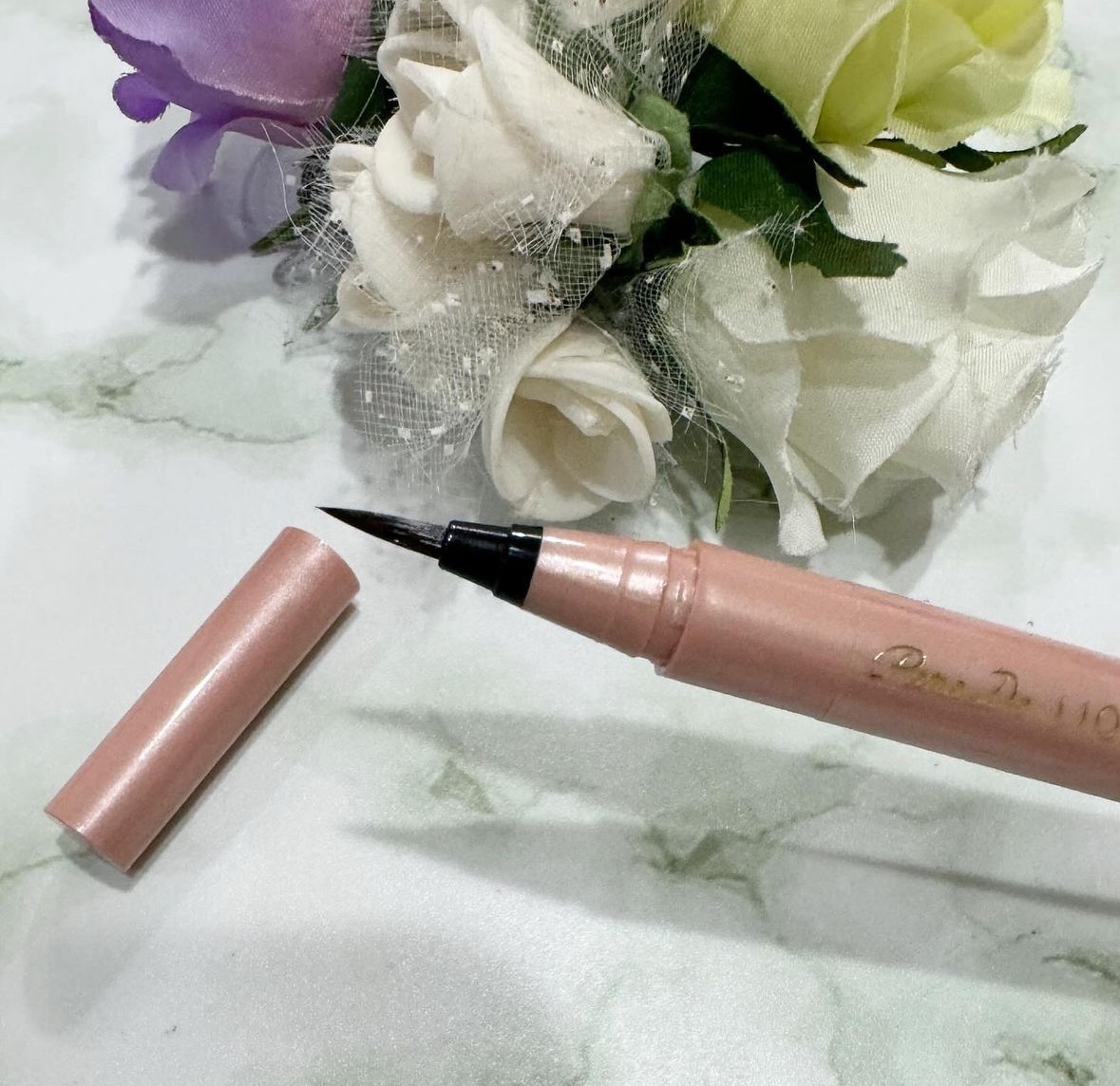 リキッドアイライナー ex BR ダークブラウン/パラドゥ/リキッドアイライナーを使ったクチコミ（2枚目）