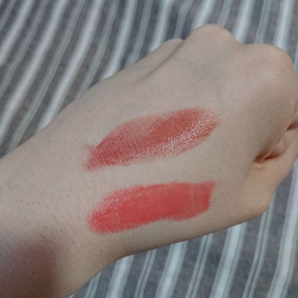 ラスティンググロスリップ/CEZANNE/口紅を使ったクチコミ(3枚目)