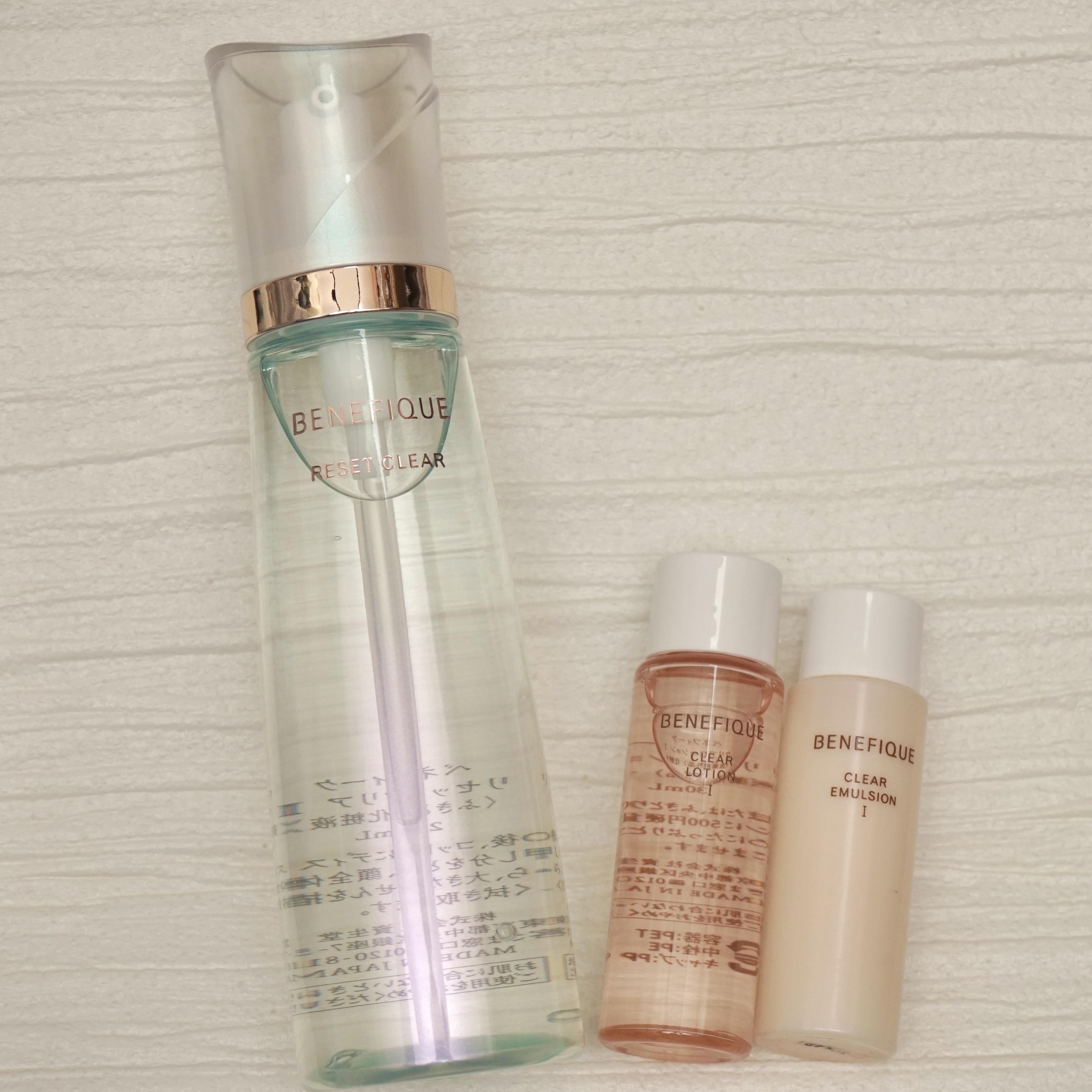 リセットクリア　スターターセットⅠ/BENEFIQUE/トライアルキットを使ったクチコミ（2枚目）