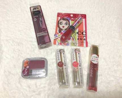 ラスティンググロスリップ/CEZANNE/口紅を使ったクチコミ(1枚目)