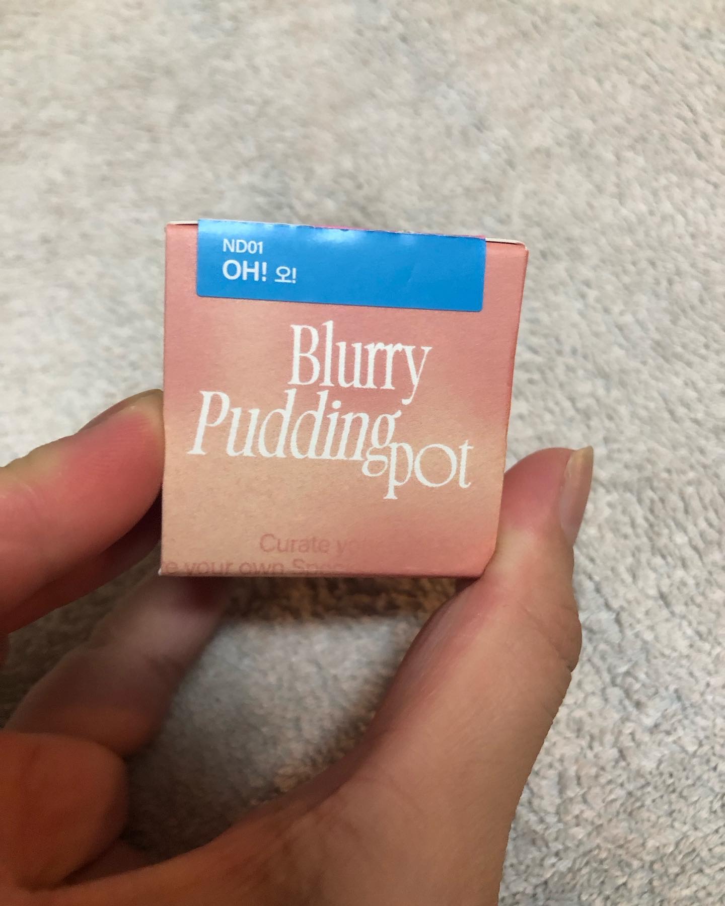 リップアンドチーク ブラーリープリンポット ND01  オ！/fwee/口紅を使ったクチコミ（2枚目）